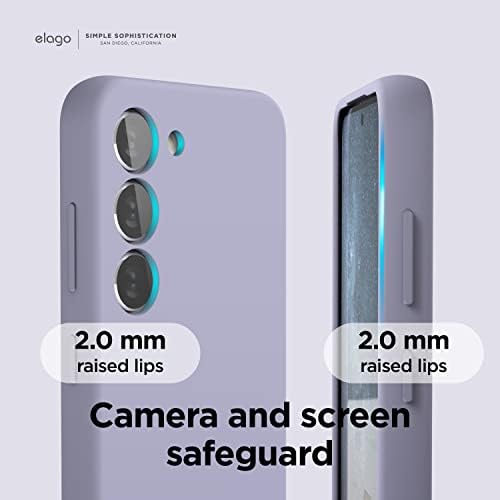 Elago kompatibilan sa kućištem Samsung Galaxy S23, tekućim silikonskim futrolom, zaštitnim poklopcem cijelog tijela, otporom