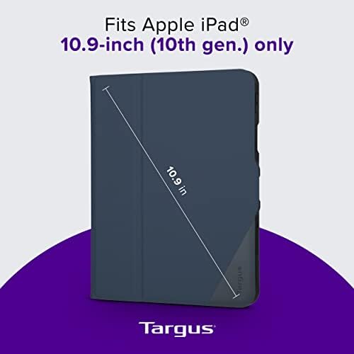 Targus Versavu iPad Slučaj 10. generacije 2022 iPad 10,9 inčni slučaj, iPad 10 slučaj 360 stupnjeva rotirajući zaštitni poklopac
