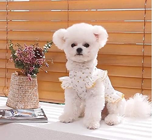 Kućni ljubimac ljetne cvjetne haljine suncokret princeza pseća haljina mačja haljina za male pasmine štene mačke odjeće psa