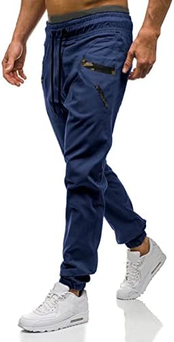 Teretne hlače za muške trenirke trka za muškarce Slim Fit Stretch Stretch Athletic Pješačenje muške duge hlače