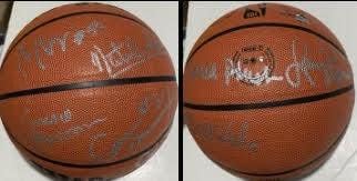 1981. Celtics Team Autographed košarka - Košarka s autogramima