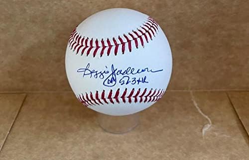 Reggie Jackson Yankees 563 hr potpisao je autogramirani M.L. Baseball - Autografirani bejzbol