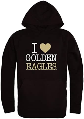 W Republika volim oralni roberts sveučilište Golden Eagles Fleece Hoodie Twishirts