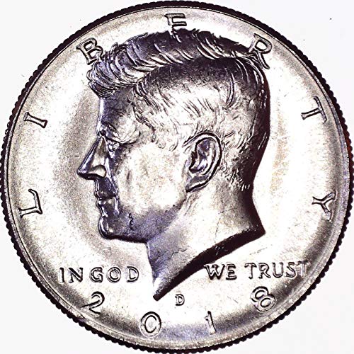 2018. d Kennedy pola dolara 50c briljantno necirkulirano