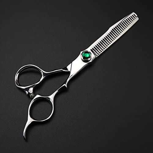 Škare za rezanje kose, 6inch Professional Japan 440C Čelični škara zeleni dragulj Škare za kosu za kosu frizura za brijač