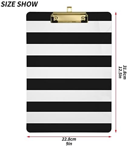 Crno-bijela prugasta zamjenska ploča akrilna ploča za pričvršćivanje slova standardnog formata 9 92,5 veličine 9 12,5 sa