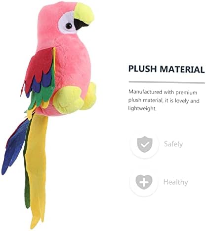 Toyvian Šareni papiga sully plišani plišani plišani plišani igračka crtana plišana igračka za ptice ukrasi diy djevojčica