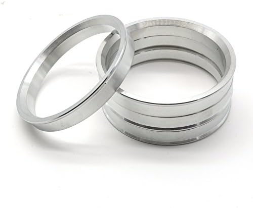 GoldensUnny 72,6 mm OD do 64,1 mm ID Hub centrični prstenovi, srebrni aluminijski hubcentrični prstenovi kompatibilni s acura