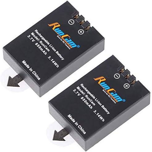 RunCAM 2 FPV AKCIJA KAMERA + 2 rezervne punjive baterije + 1 punjač s dvostrukom baterijom