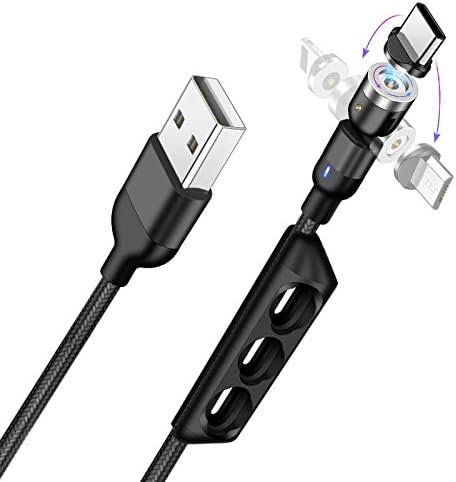 Boxwave kabel kompatibilan s anberničkim RG350p - magnetosnap ALLCALDAP, kabel za punjenje magneta USB Type -C Micro USB