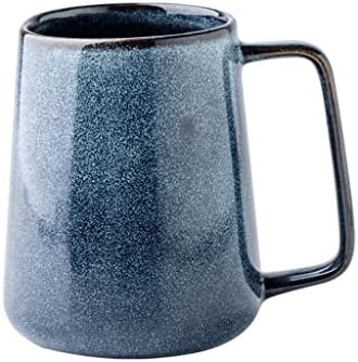 Wjccy plava voda za vodu veliki kapacitet keramička šalica kave kuće za piće lonac trbušne šalice