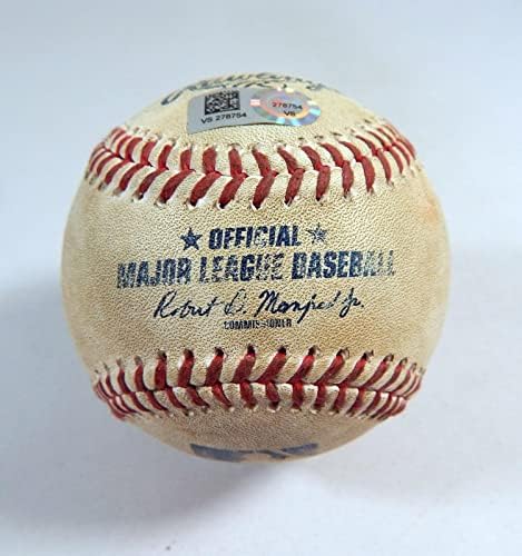 2021. New York Mets u Pittsburgh Pirates Game Upotrijebljeni bejzbol JD Davis Single 5 - Igra korištena bejzbols