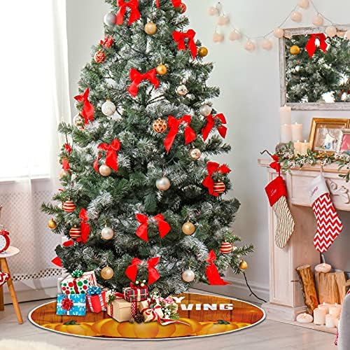 Sretan Dan zahvalnosti bundeve božićno drvce suknje 36inch/48inch dekor za dom za božićne suknje od suknje za božićne ukrase