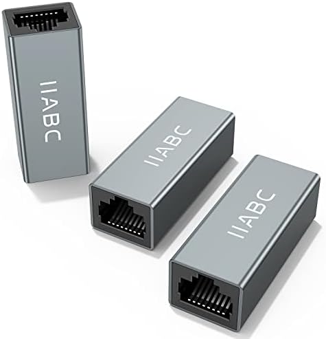 Konektor RJ45, Ethernet priključak IIABC 3 kom., linearni spojnica za produžni kabel Ethernet kabela Cat7/Cat6/Cat5e/Cat5