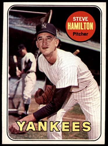 1969. Topps 69 Steve Hamilton New York Yankees Ex/Mt Yankees