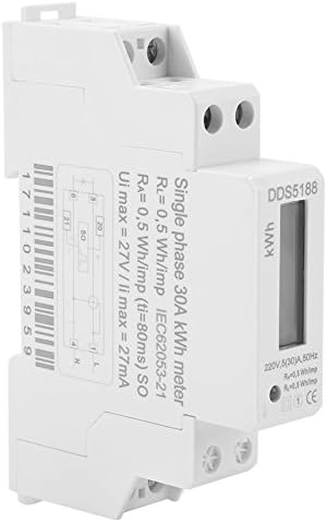 Fafeicy jednofazni digitalni LCD 220V jednofazna din-traka 5-30A Elektronička energija KWH metar, električna energija i mjerni