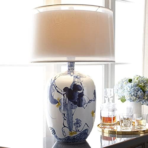Shypt Moderni novi kineski plavi ručno oslikani loofah keramička stolna svjetiljka retro model soba dnevna soba spavaća soba