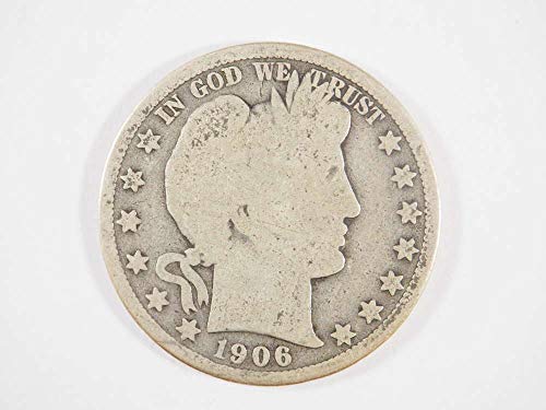 1906. O brijač srebrni pola dolara Polu dolara Neprogramiran