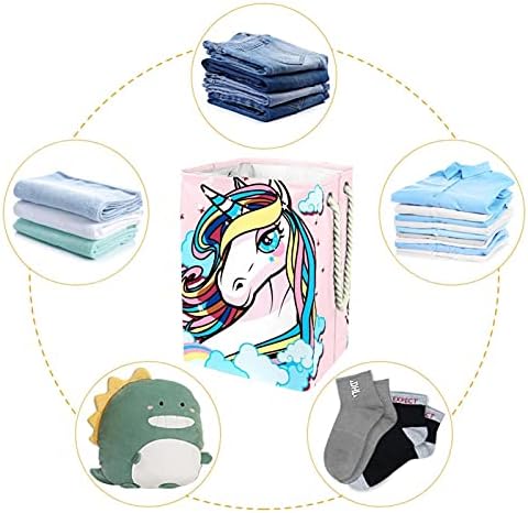 Košarica za pranje rublja sklopiva rublje rublje s ručkama odvojiva kanta za odlaganje, organizator kupaonice, dječje kante