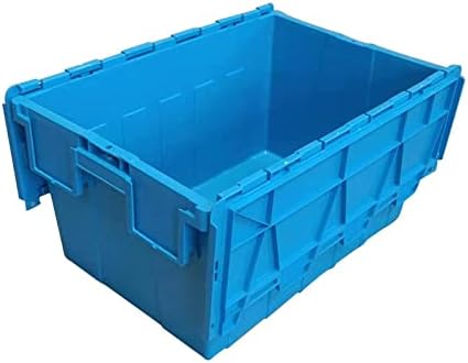 Kutija za dostavu industrijskog plastičnog skladišta torbe za odlaganje kutije za promet sa zglobnim poklopcem velikim plavim