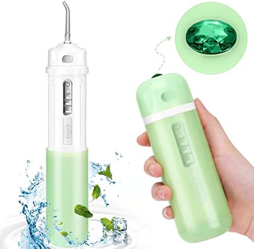 Imtun voda flosser bežični, prijenosni oralni navodnjanik, električni mini flosser, 3 načina rada i IPX7 vodootporan, kućni