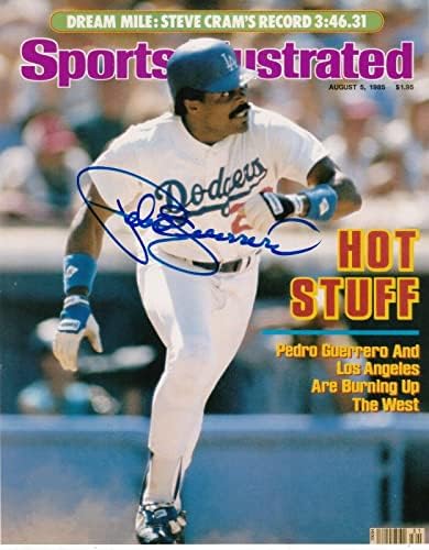 Pedro Guerrero Los Angeles Dodgers Sports Illustrated Potpisano 8x10 - Autografirane MLB fotografije