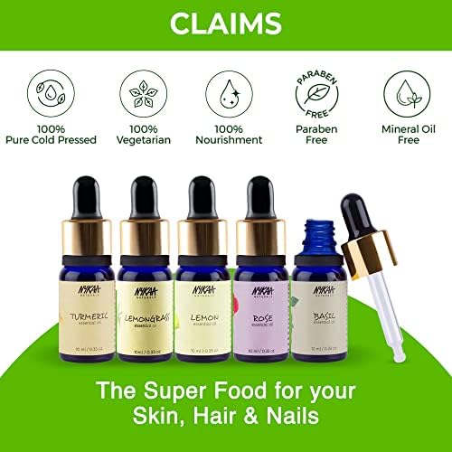 Nykaa Naturals esencijalno ulje peperminta za kožu, kosu i nokti - zateže bore, liječi kožne osipe - sprječava gubitak kose,