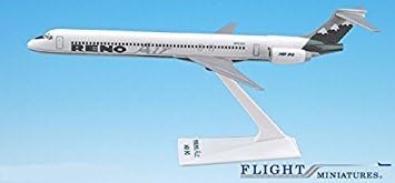 Reno Air MD-90 MINIATURNI MODEL AIRPLONE MODEL PLASIJA SNAP FIT 1: 200 Dio AMD-09000H-002