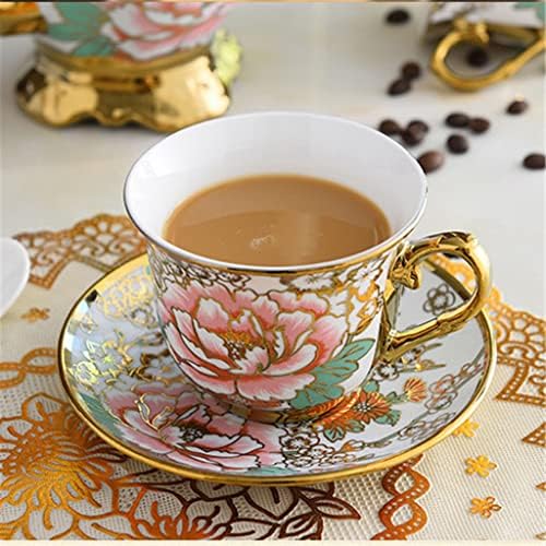 Tddgg europska kost kineska kava za kavu šalica kave tanjur žličica set keramičke šalice porculan čaj čaj kafića kafića zabava