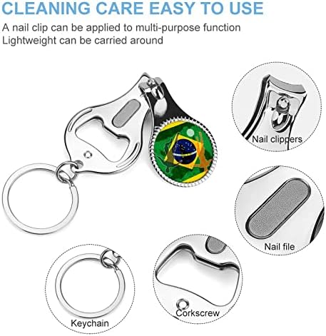 Brazilska nogometna škare za nokte prijenosni metalni rezač noktiju s turpijom za nokte za muškarce i žene