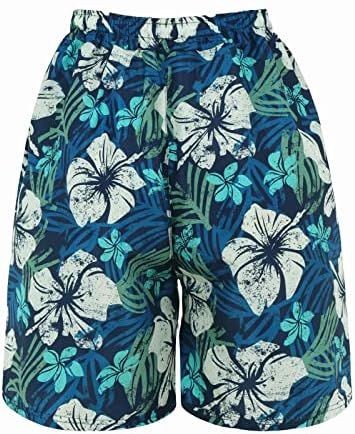 Bagelise ženske casual kratke hlače Ljetne udobne kratke hlače elastični struk cvjetni otisak s 2 džepa podstavljenih biciklističkih