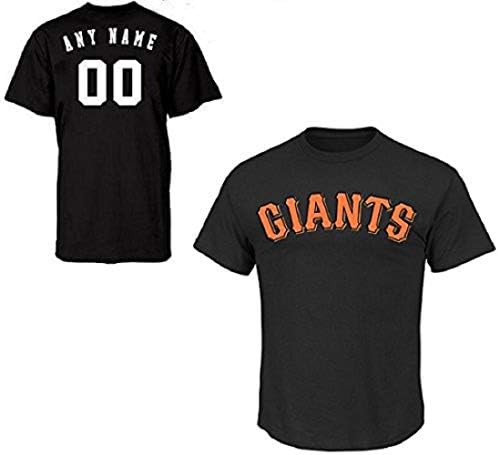 Majestic Athletic San Francisco Giants Custom Youth & Adult Licensed Replica Jersey Tee