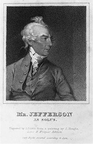 PovijesneFindings Foto: Joseph Jefferson, 1774-1832, kao Solus