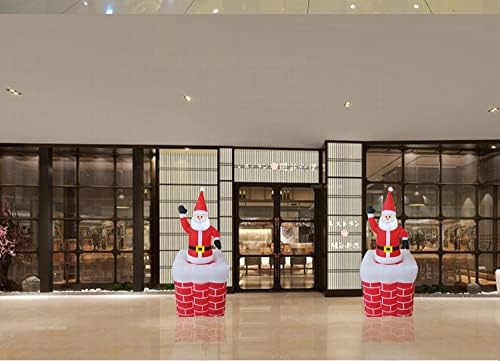 1,8m na napuhavanje i užareni dimnjak Djed Mraz Claus Gas Model božićni ukras za ukrašavanje