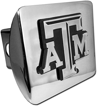 Texas A&M Aggies Chrome Metal Hitch poklopac s ažuriranim bankomatom