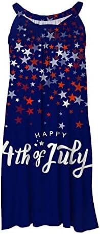 Ženske haljine za 4. srpnja, majice s američkom zastavom, ljetna ležerna maskenbal haljina, Mini haljina za Dan neovisnosti