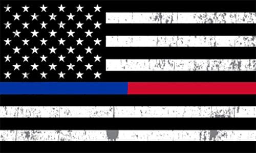 Rogue River Tactical Thin Crveno plava linija živi Matter Flag Flag naljepnica naljepnica naljepnica za provedbu zakona Policajci