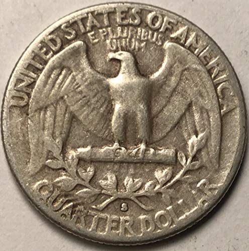 1953. S Washington Silver Quarter Prodavač vrlo dobar