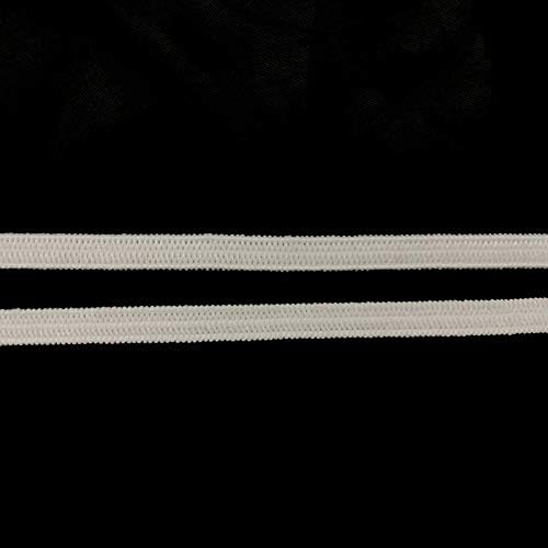 50 jardi obojene pletene ravne elastične vrpce-rastezljiva traka debljine 5 mm / elastična traka/elastično uže
