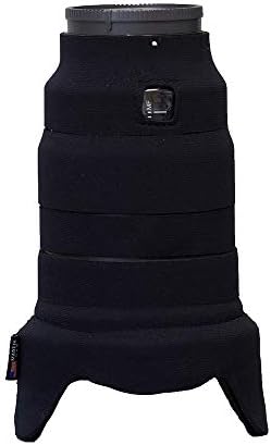 Poklopac lenscoat kamuflaža neoprena zaštita pokrivača Sony Fe 24-70 f/2,8 GM, crno