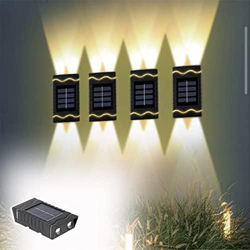 Ke1clo solarna zidna svjetla na otvorenom, IP65 vodootporni sumrak do zore senzor industrijski vanjski zid, radno vrijeme