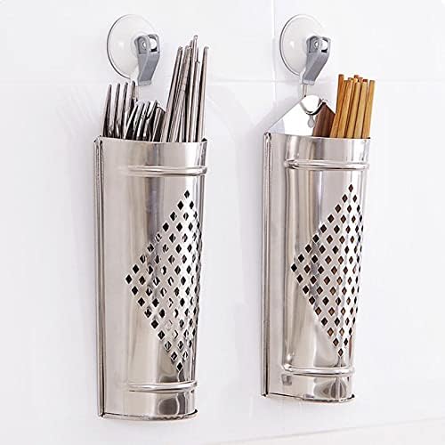 Kooaius držač za štapiće od nehrđajućeg čelika kavez za štapiće, kreativni polukružni držač za štapiće, cijev za skladištenje