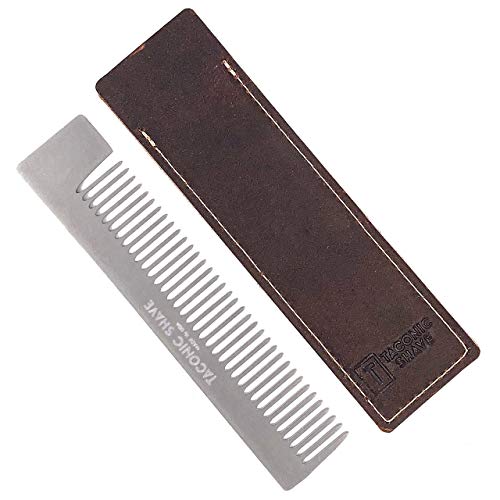 Deluxe džepni čelični češnjak Taconic Shave -a za muškarce, uključen u SAD, napravljen u SAD -u, napravljeno u SAD -u