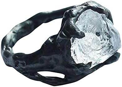 Ženski vjenčani prstenovi ženska kreativna osobnost imitacija nepravilnog kristalnog hip-hop prstena veličina 512 muški bižuterijski