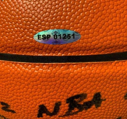 LeBron James potpisao je Spalding NBA košarku 2012 NBA finale MVP Auto Uda CoA - Autografirane košarke