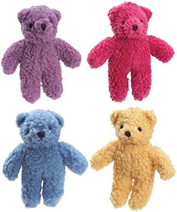Zanies Berber Bears Bears Meki plišane igračke za pse izdržljive igračke za škljocanje na pse Slatki medvjed