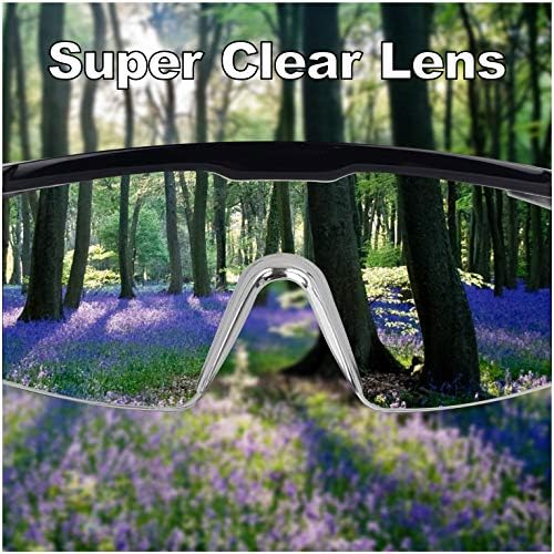 Prozirne sigurnosne naočale Zaštita očiju - udobne naočale s našom tehnologijom Superlite i SuperClear leće ...