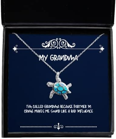 Prekrasna ogrlica za kornjače Opal, zovem se baka jer partner u, darovima za baku, sadašnjost od unuka, za baku