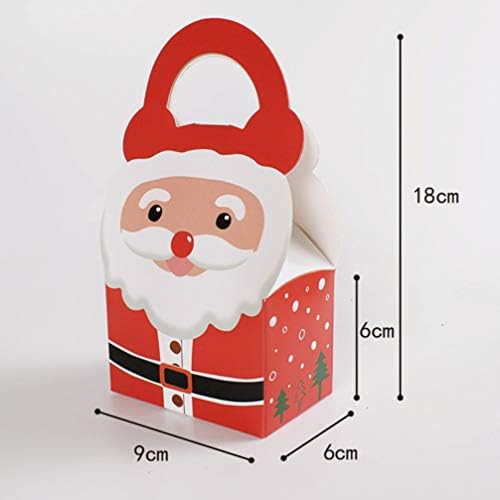 Toyandona čokoladni bombon poklon kutija 10pcs božićne bombone kutije za papir Božice Djeda Božićnjake božićne kutije za