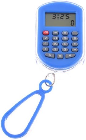 QTQGOItem privjesak za ključeve Adorn pjenasti gumbi 8 znamenki LCD zaslon mini satni kalkulator